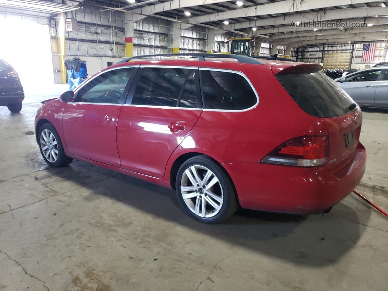 2011 Volkswagen Jetta Tdi Красный vin: 3VWPL8AJXBM649183