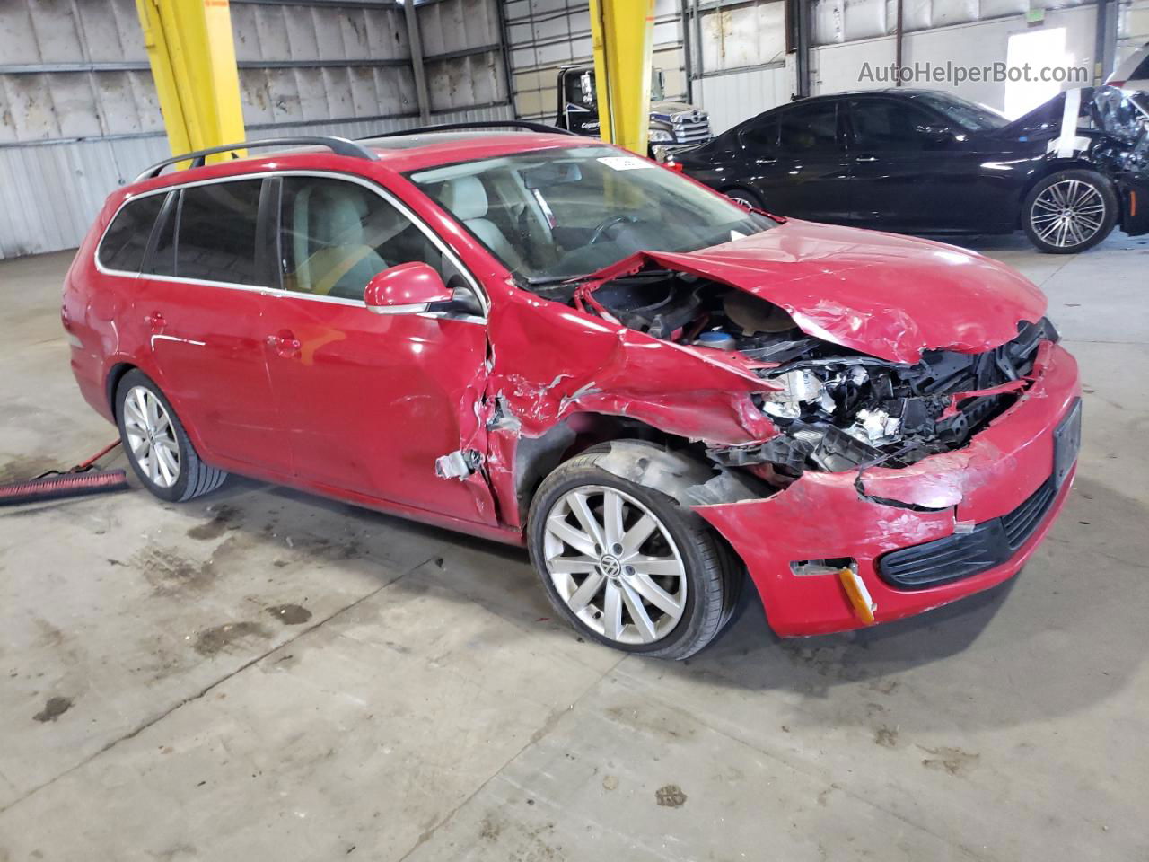 2011 Volkswagen Jetta Tdi Red vin: 3VWPL8AJXBM649183