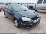 2009 Volkswagen Jetta 2.5l Se Синий vin: 3VWPM71K19M296004