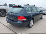 2009 Volkswagen Jetta 2.5l Se Blue vin: 3VWPM71K19M296004