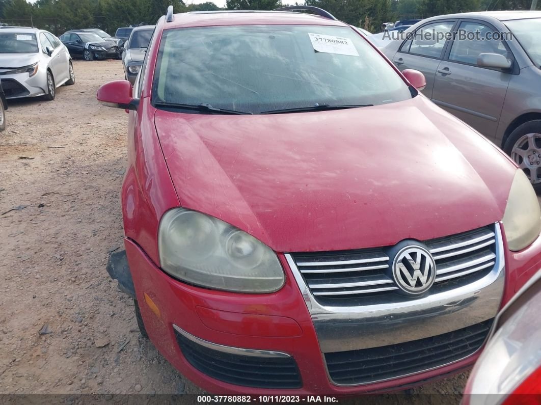 2009 Volkswagen Jetta Sportwagen Se Red vin: 3VWPM71K99M264532