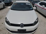 2013 Volkswagen Jetta S White vin: 3VWPP7AJ0DM666978