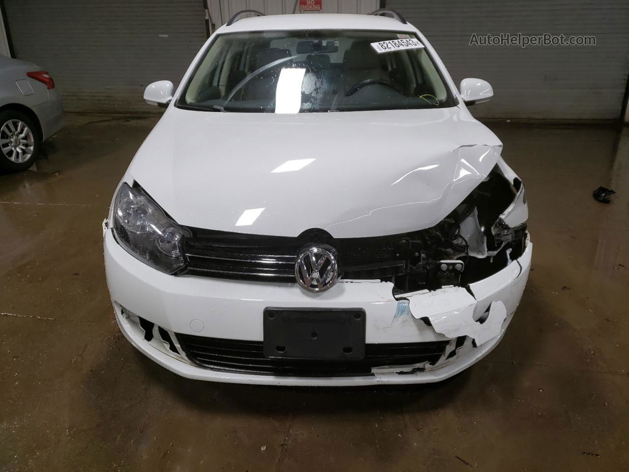 2014 Volkswagen Jetta S White vin: 3VWPP7AJ0EM615577