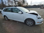 2014 Volkswagen Jetta S White vin: 3VWPP7AJ0EM619824