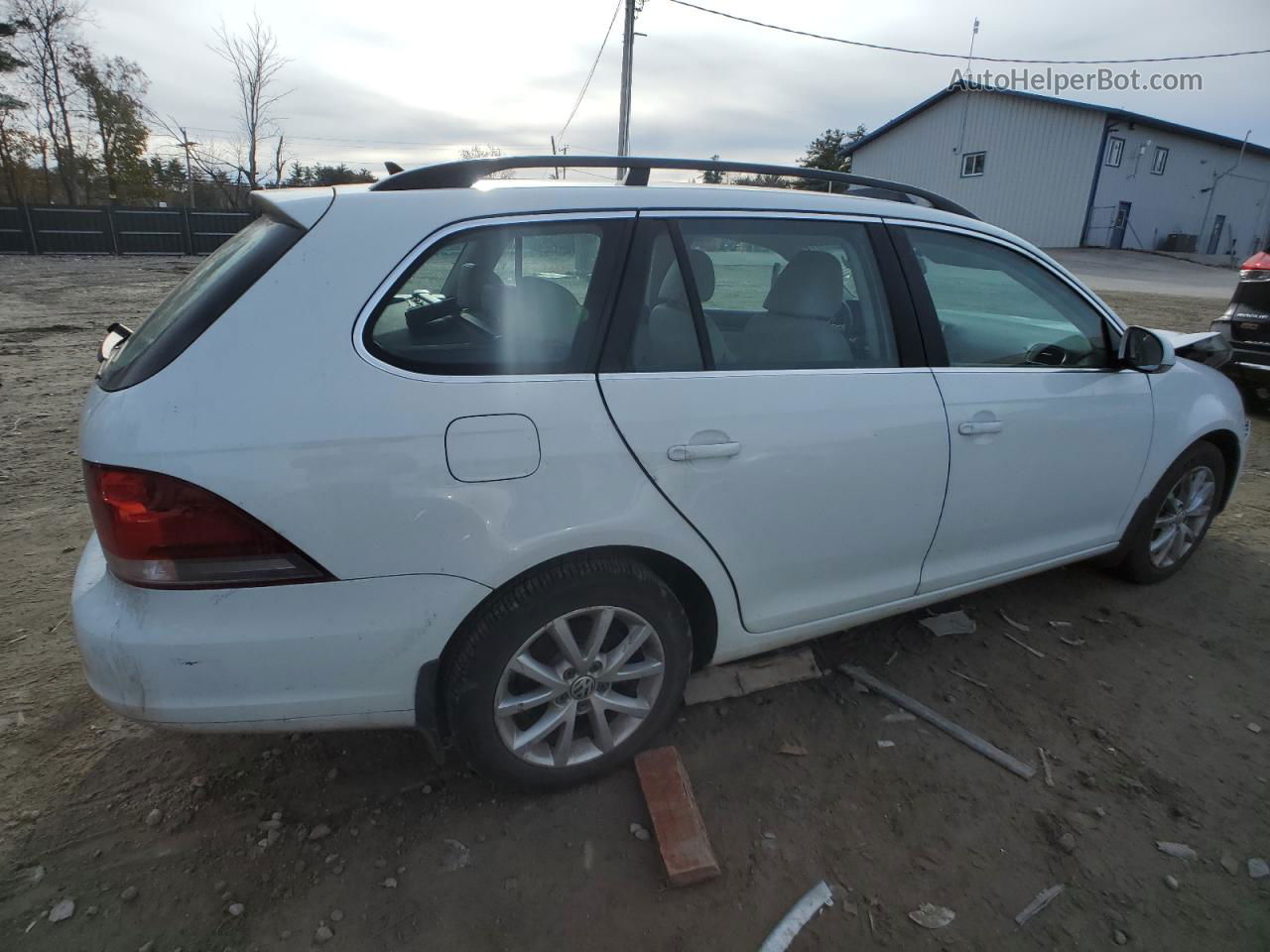 2014 Volkswagen Jetta S White vin: 3VWPP7AJ0EM619824