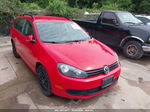 2013 Volkswagen Jetta Sportwagen 2.5l S Красный vin: 3VWPP7AJ1DM669176