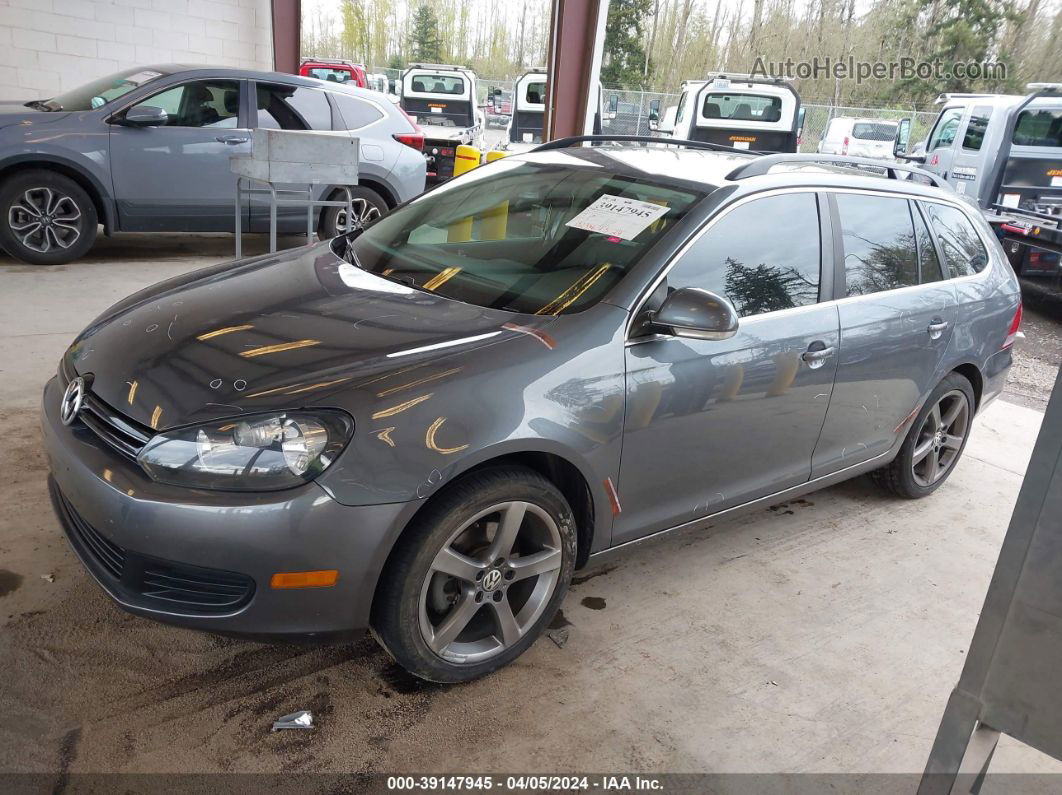 2012 Volkswagen Jetta Sportwagen 2.5l Se Gray vin: 3VWPP7AJ2CM683439