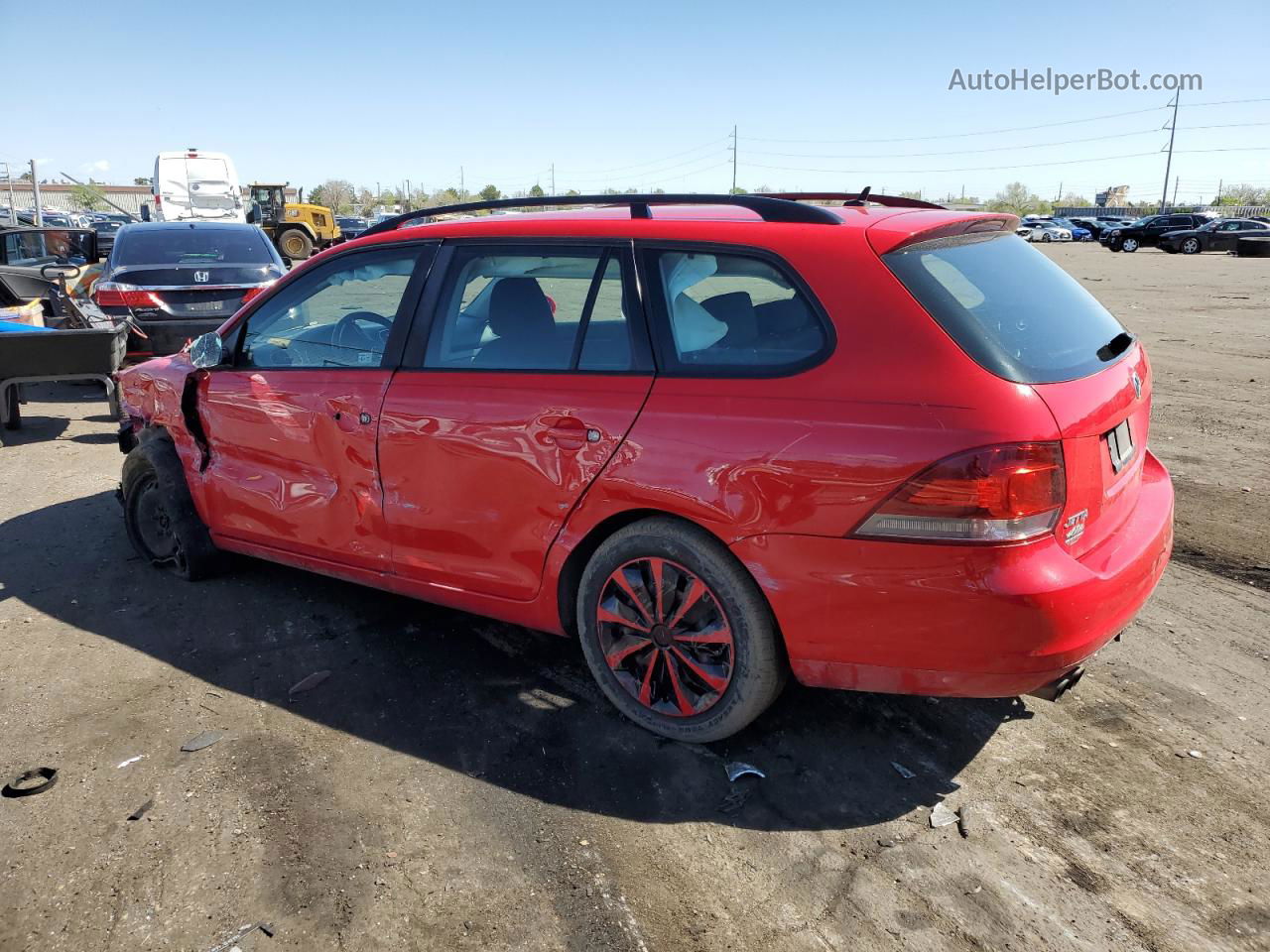 2013 Volkswagen Jetta S Red vin: 3VWPP7AJ2DM635909