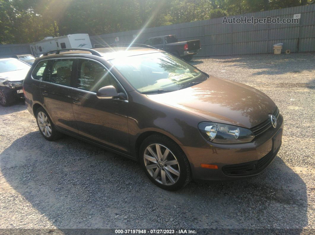 2012 Volkswagen Jetta Sportwagen 2.5l Se Brown vin: 3VWPP7AJ3CM651325