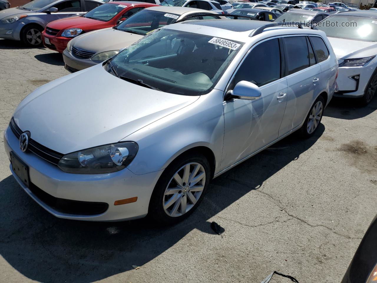 2012 Volkswagen Jetta S Silver vin: 3VWPP7AJ4CM674029