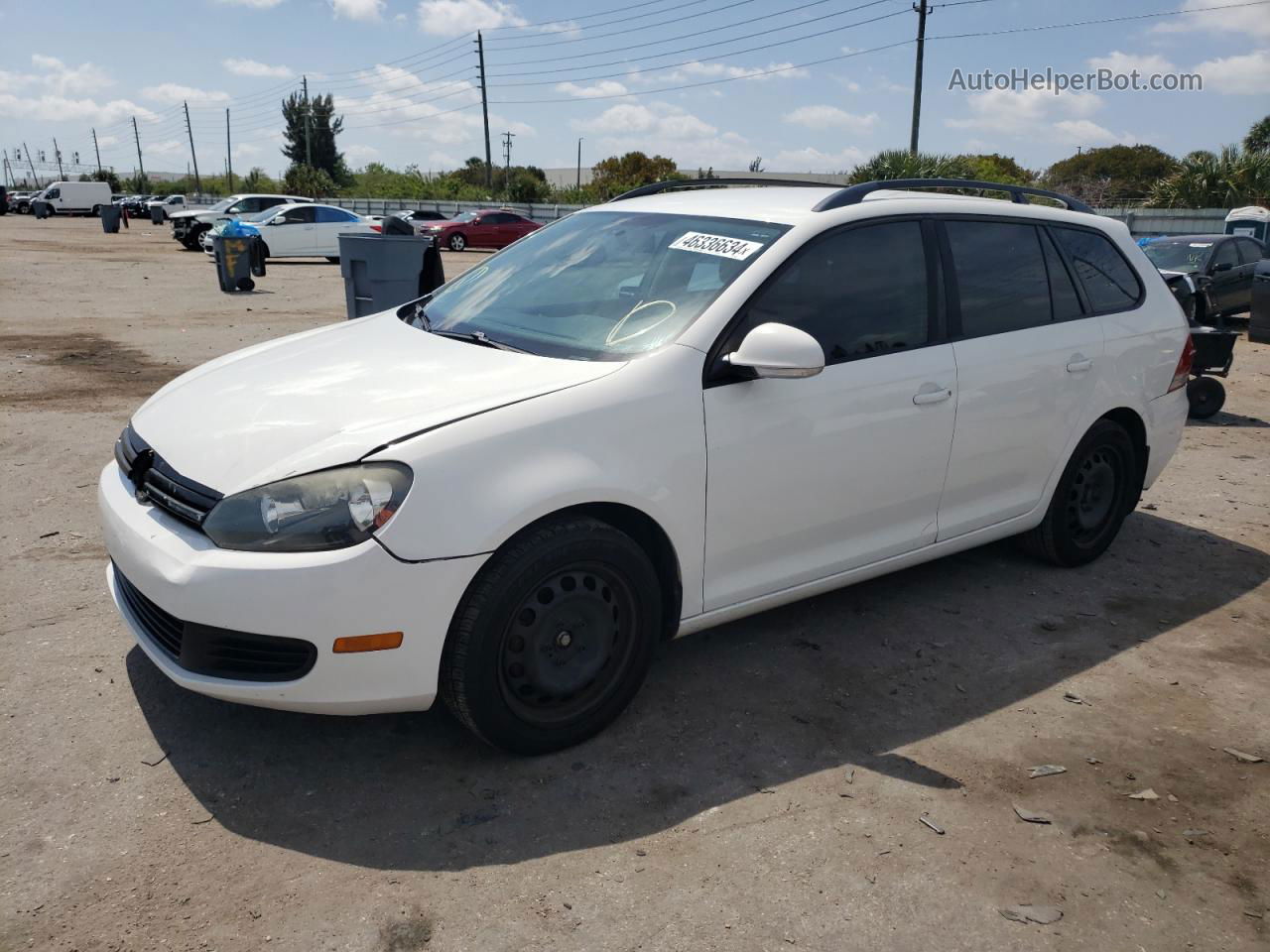 2012 Volkswagen Jetta S White vin: 3VWPP7AJ4CM691249