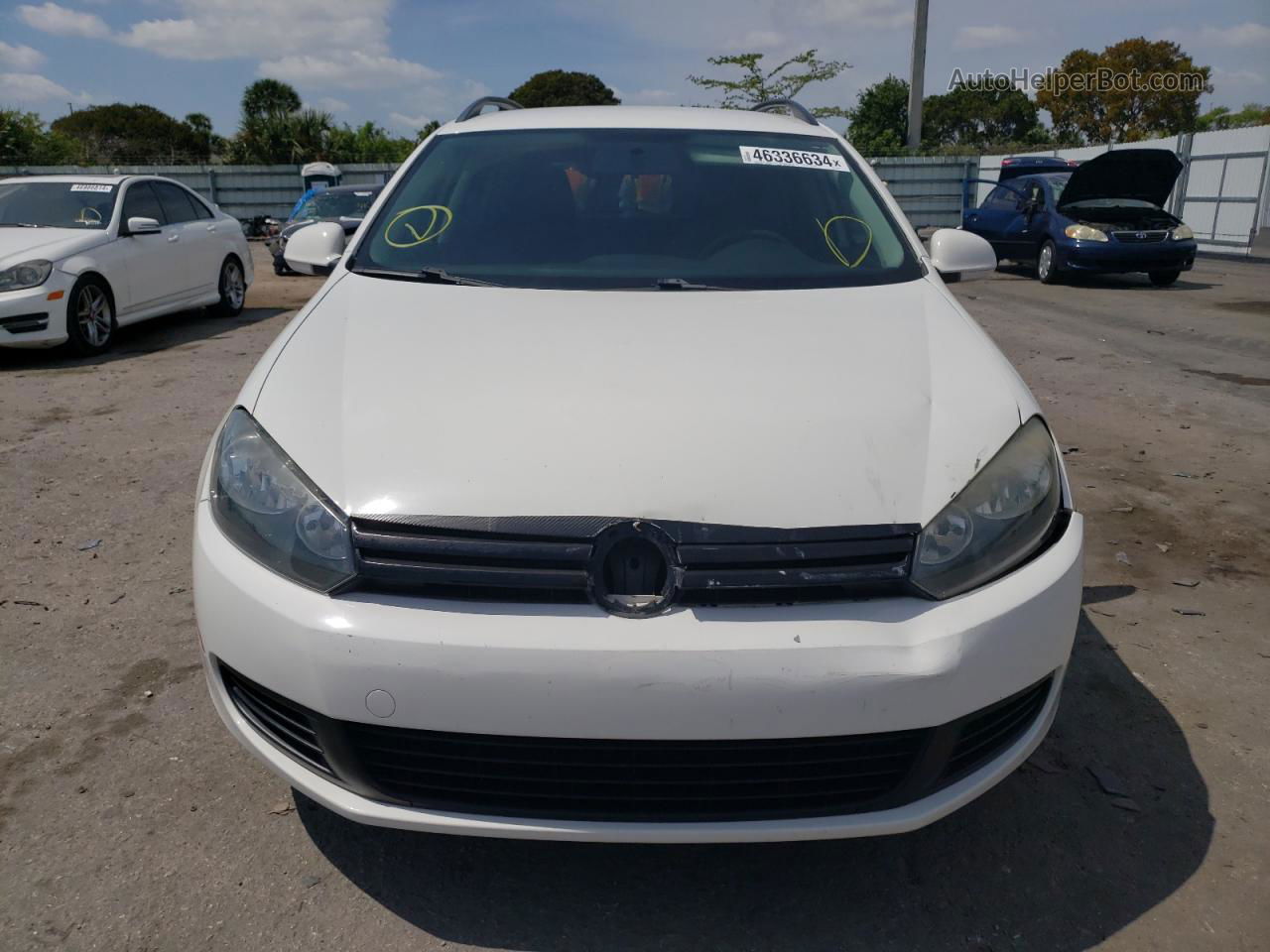 2012 Volkswagen Jetta S Белый vin: 3VWPP7AJ4CM691249