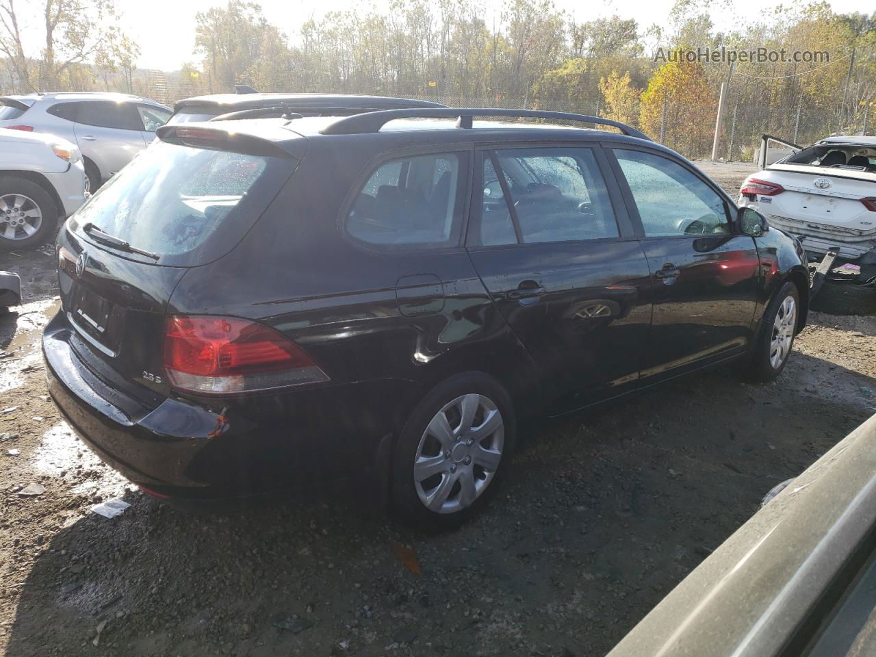 2013 Volkswagen Jetta S Black vin: 3VWPP7AJ4DM639573