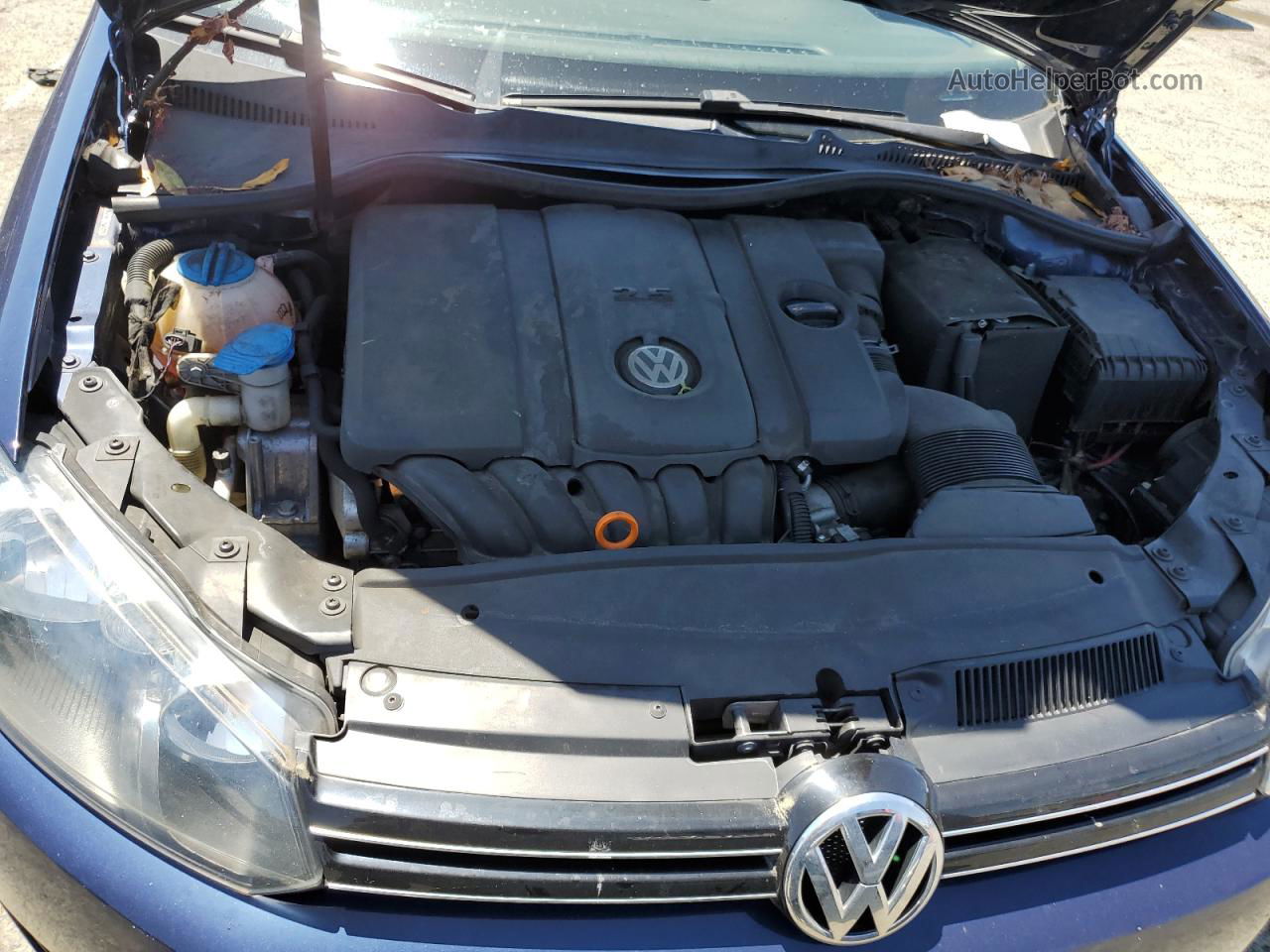2012 Volkswagen Jetta S Синий vin: 3VWPP7AJ5CM675559