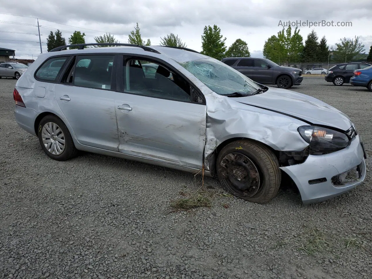 2014 Volkswagen Jetta S Silver vin: 3VWPP7AJ7EM624146