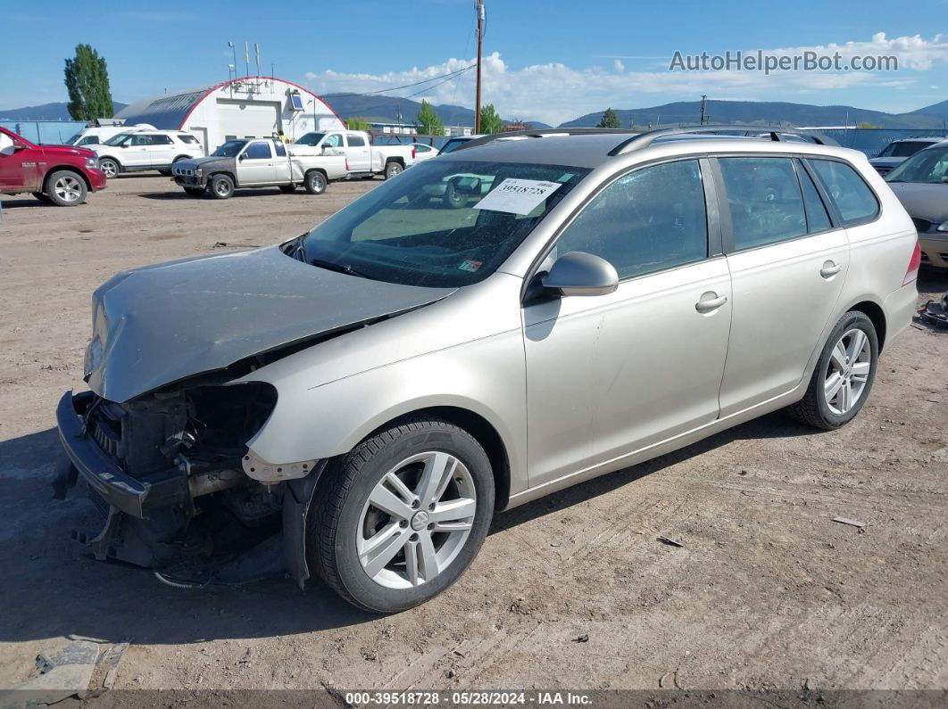 2013 Volkswagen Jetta Sportwagen 2.5l S Gold vin: 3VWPP7AJ9DM636443