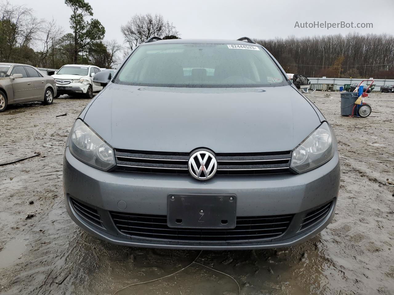 2014 Volkswagen Jetta S Gray vin: 3VWPP7AJ9EM627355