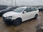 2011 Volkswagen Jetta S White vin: 3VWPX7AJ0BM601433