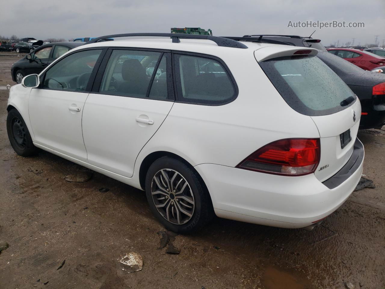 2011 Volkswagen Jetta S White vin: 3VWPX7AJ0BM601433