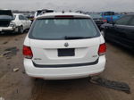 2011 Volkswagen Jetta S White vin: 3VWPX7AJ0BM601433