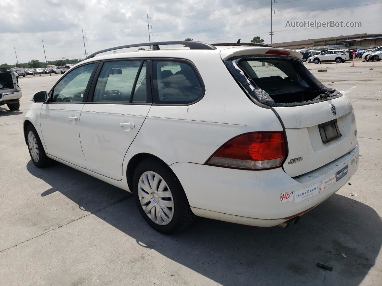 2013 Volkswagen Jetta S White vin: 3VWPX7AJ2DM610010