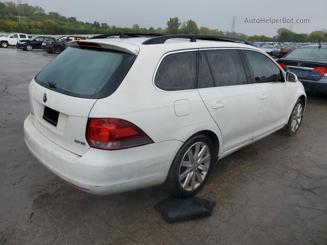 2011 Volkswagen Jetta S White vin: 3VWPX7AJ3BM636709