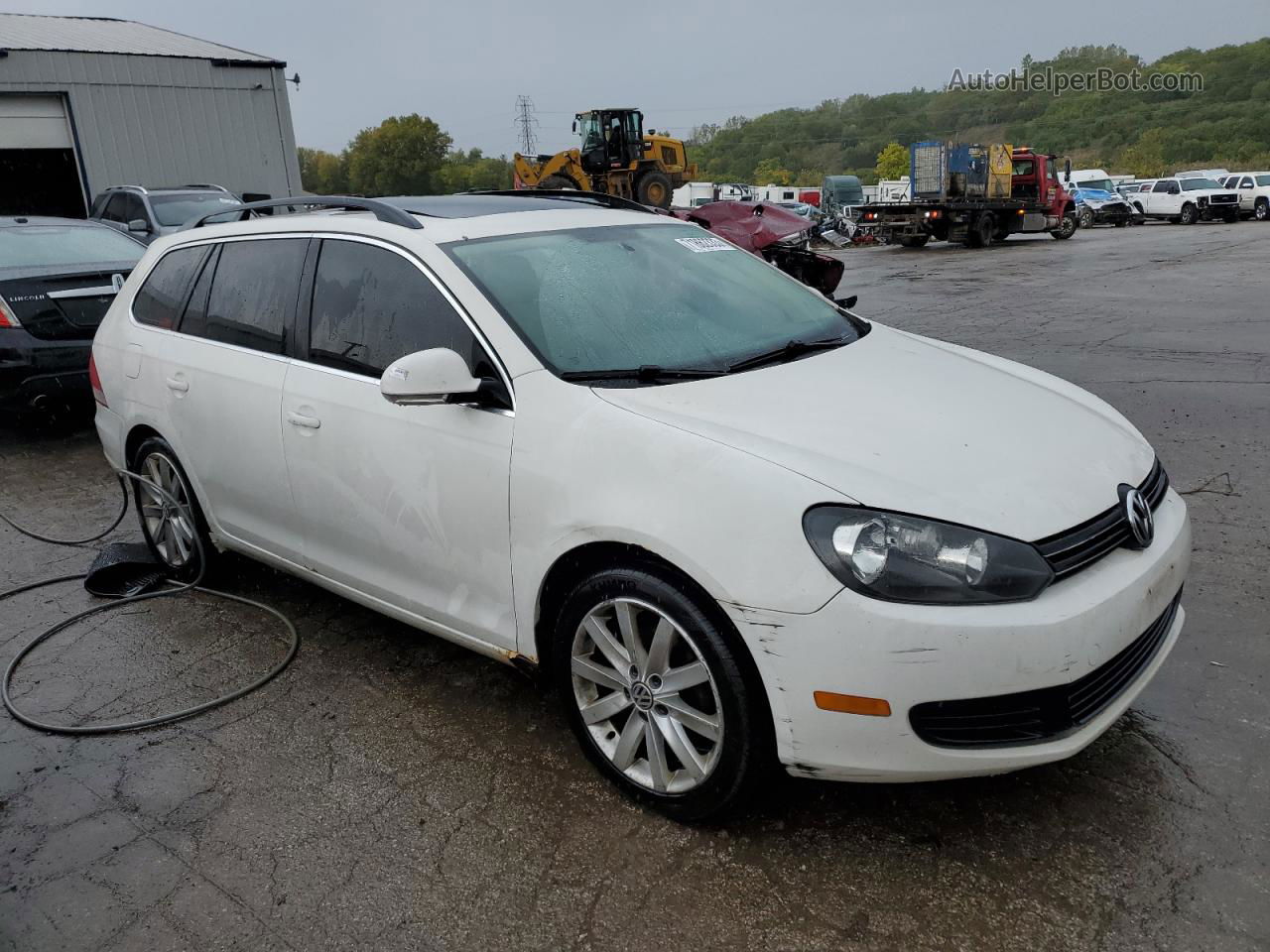 2011 Volkswagen Jetta S White vin: 3VWPX7AJ3BM636709