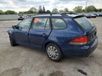 2011 Volkswagen Jetta S Blue vin: 3VWPX7AJ4BM602584