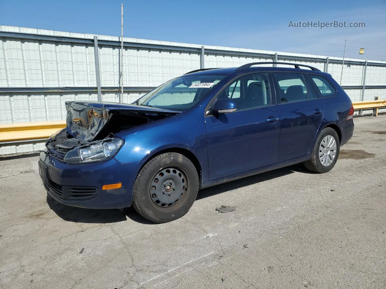 2011 Volkswagen Jetta S Blue vin: 3VWPX7AJ7BM633893