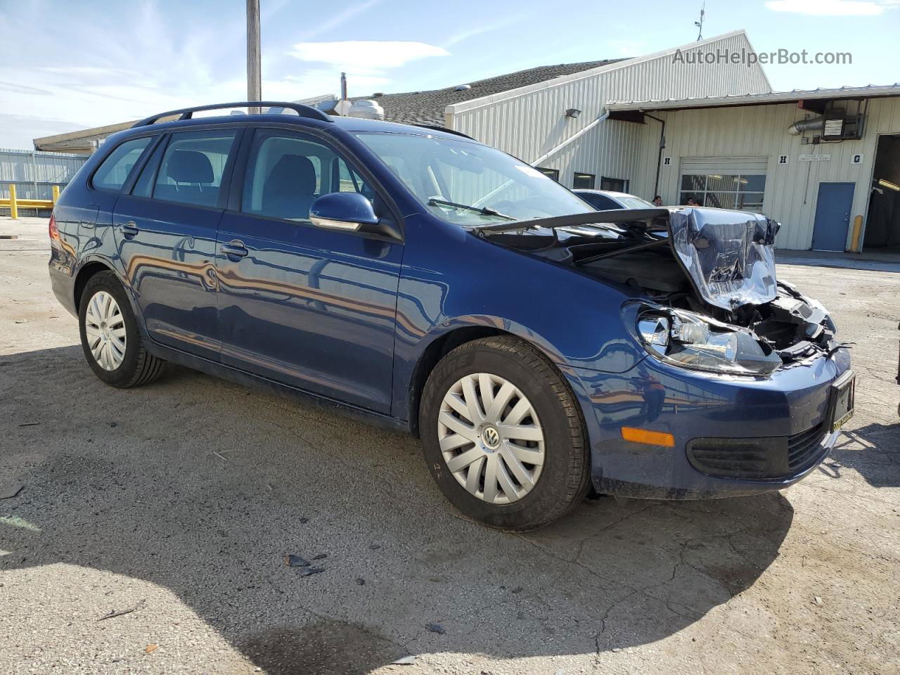 2011 Volkswagen Jetta S Blue vin: 3VWPX7AJ7BM633893