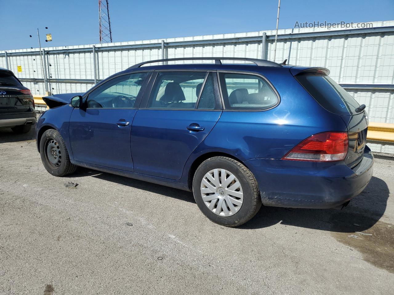 2011 Volkswagen Jetta S Blue vin: 3VWPX7AJ7BM633893