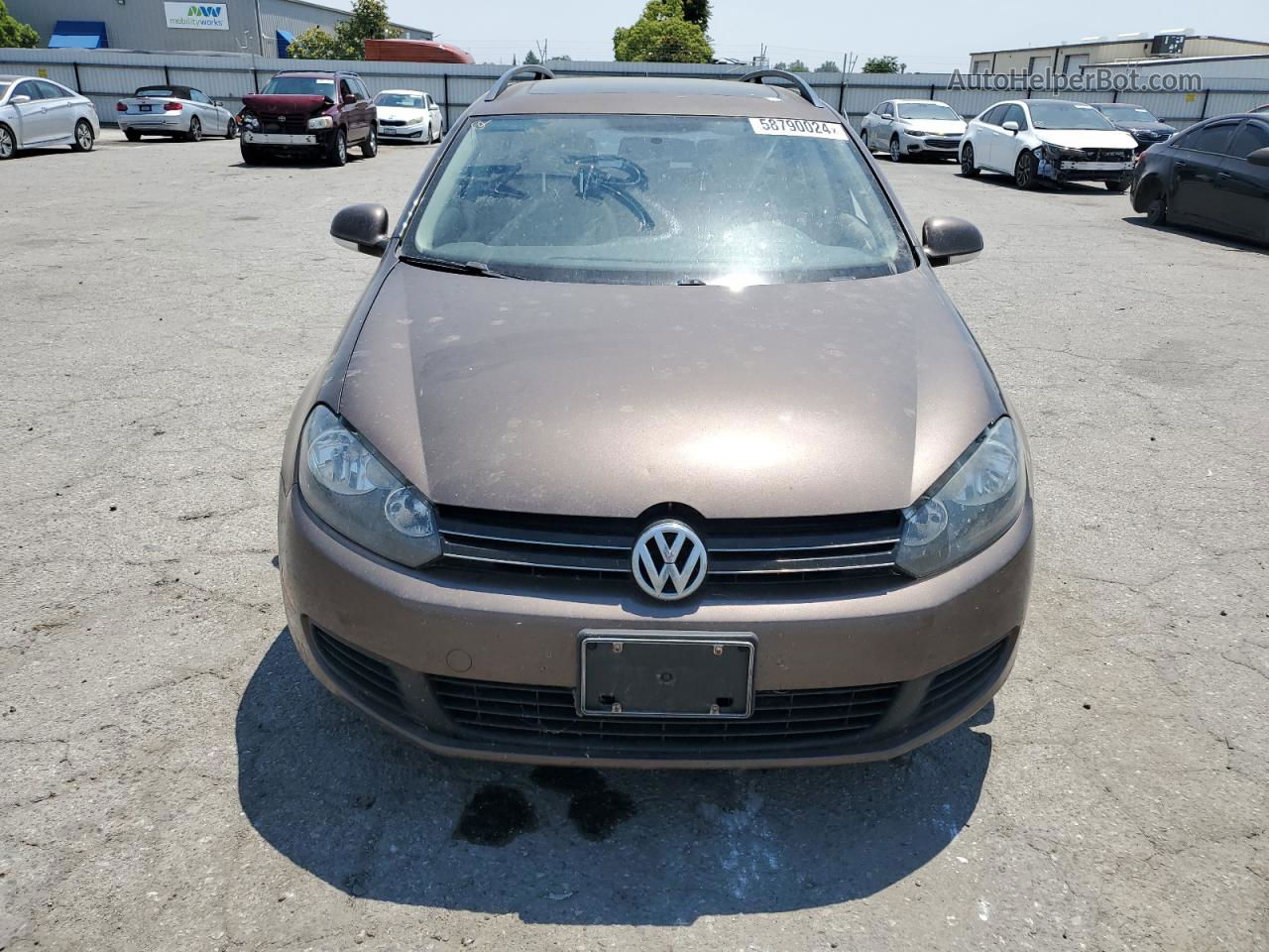 2011 Volkswagen Jetta S Brown vin: 3VWPZ7AJ4BM685220