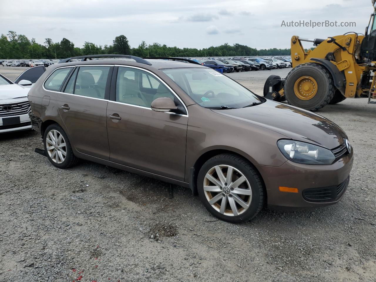 2011 Volkswagen Jetta S Brown vin: 3VWPZ7AJ9BM606155