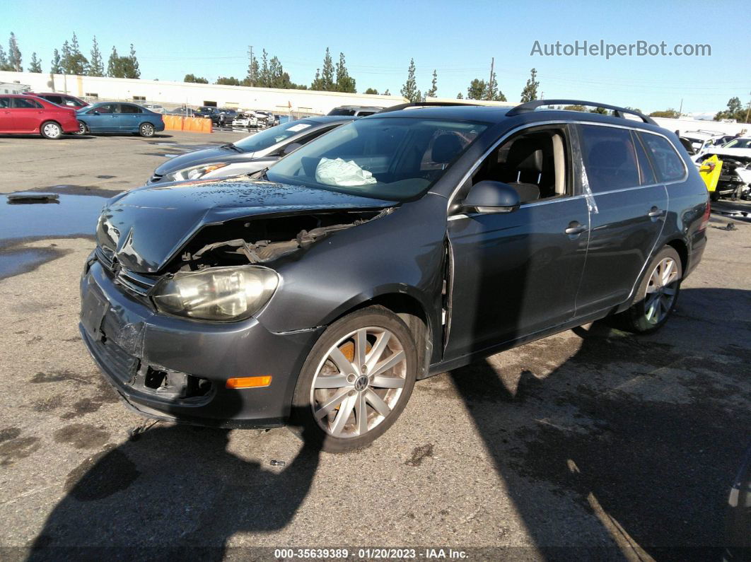 2011 Volkswagen Jetta Sportwagen 2.5l Se Gray vin: 3VWPZ7AJ9BM620766