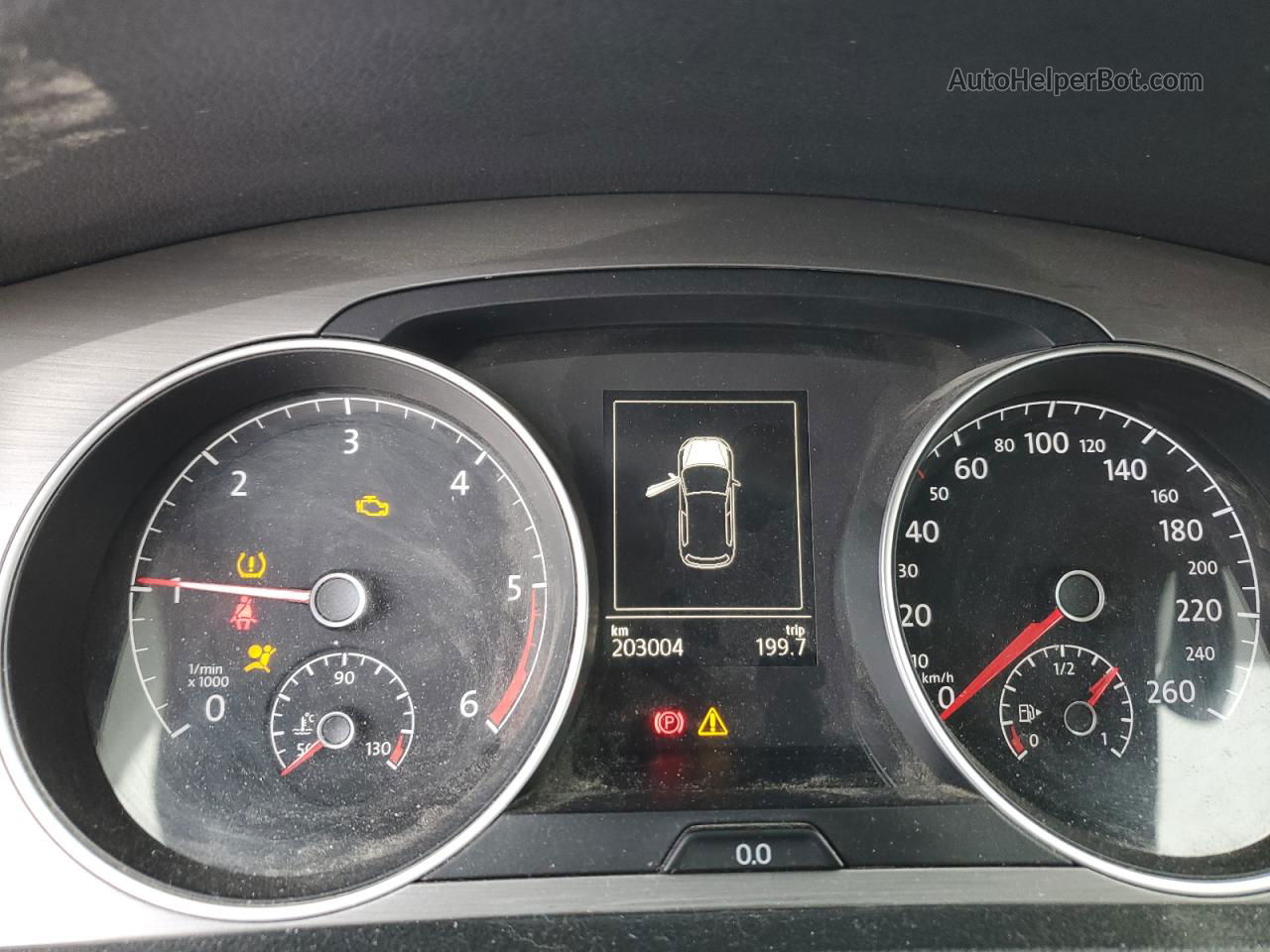 2015 Volkswagen Golf Tdi Серый vin: 3VWRA7AU1FM027922