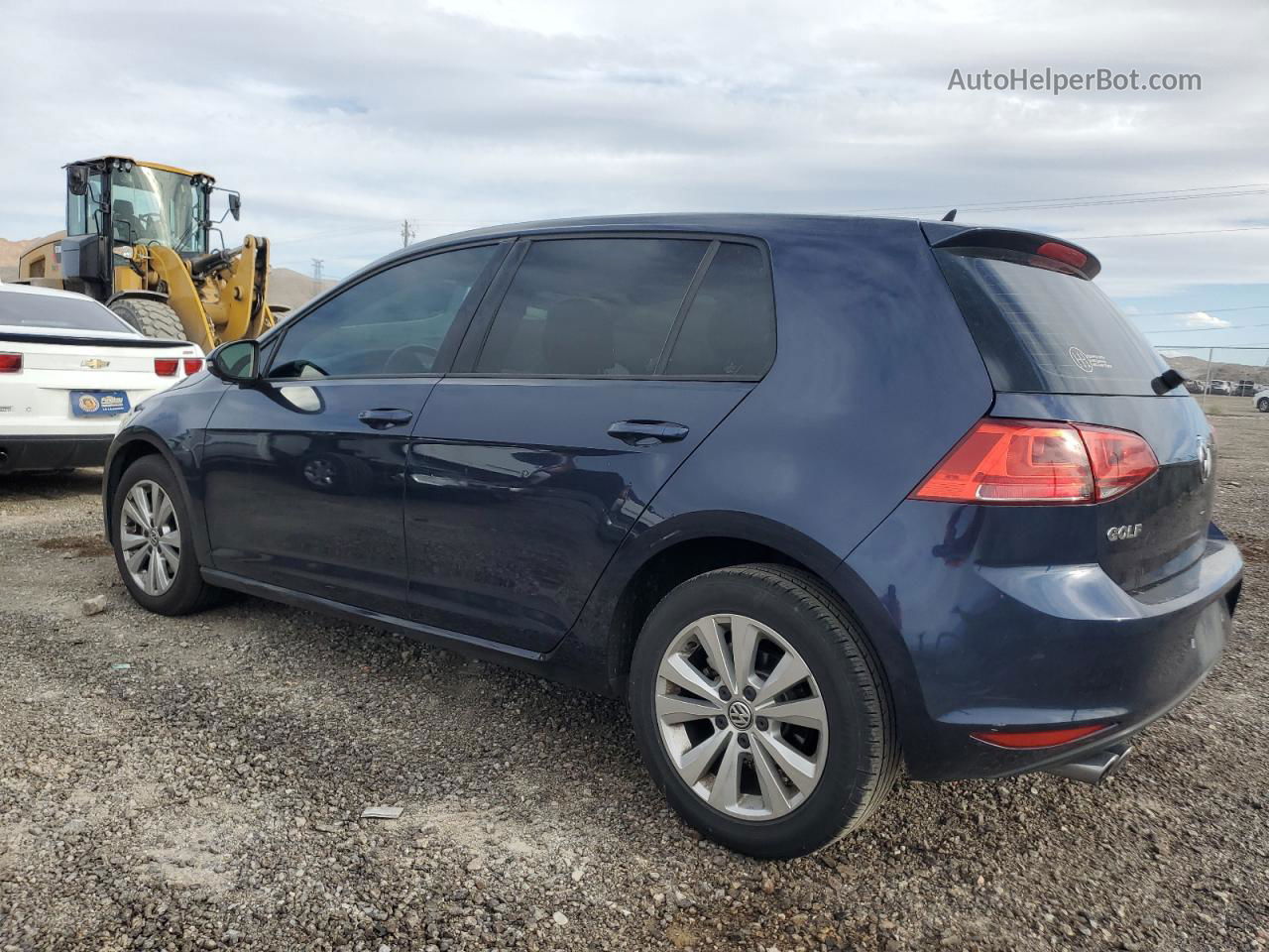 2015 Volkswagen Golf Tdi Blue vin: 3VWRA7AU2FM041165