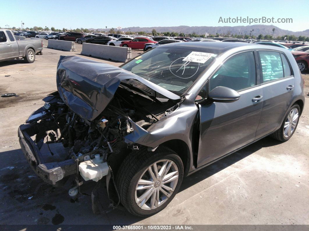 2015 Volkswagen Golf Tdi Se Gray vin: 3VWRA7AU3FM046312