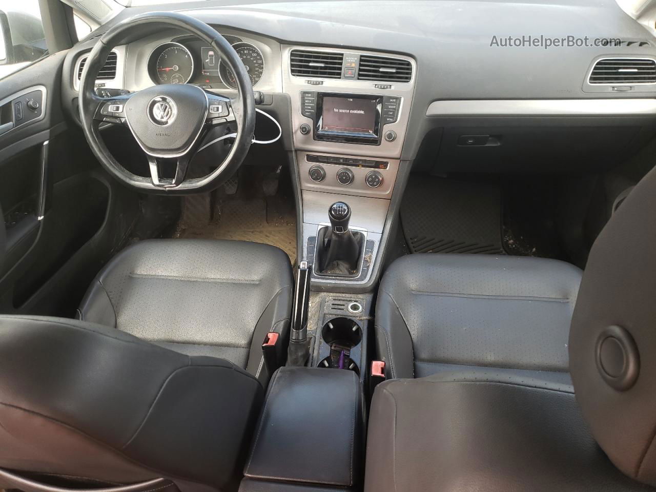 2015 Volkswagen Golf Tdi Silver vin: 3VWRA7AU3FM073784