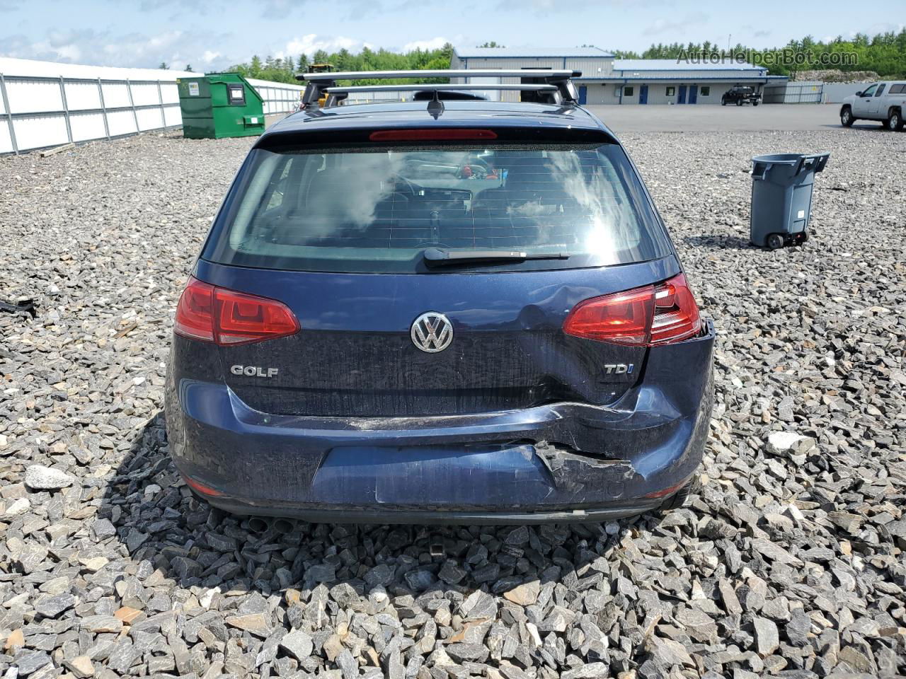 2015 Volkswagen Golf Tdi Blue vin: 3VWRA7AU4FM047419