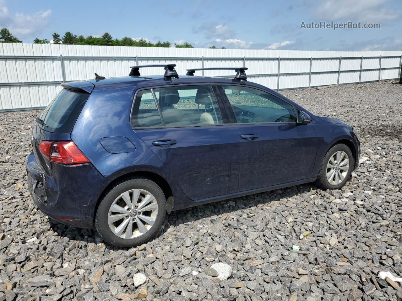 2015 Volkswagen Golf Tdi Blue vin: 3VWRA7AU4FM047419