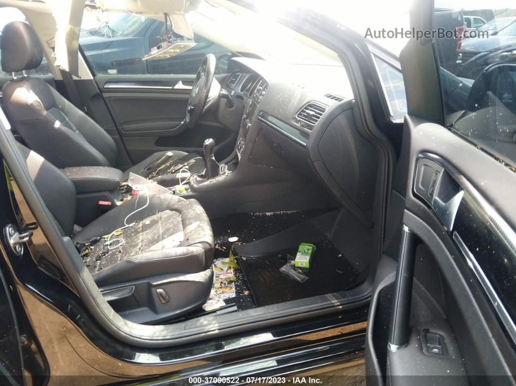 2015 Volkswagen Golf Tdi Sel 4-door Черный vin: 3VWRA7AU4FM061613