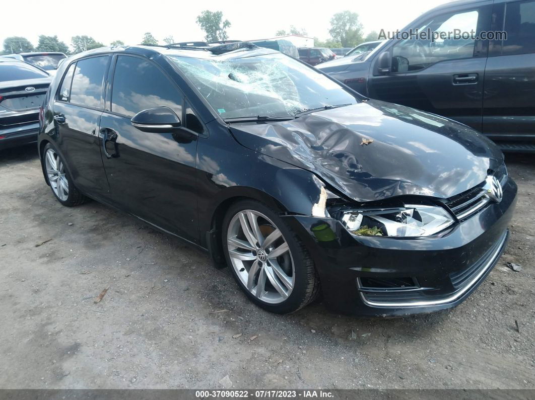 2015 Volkswagen Golf Tdi Sel 4-door Черный vin: 3VWRA7AU4FM061613