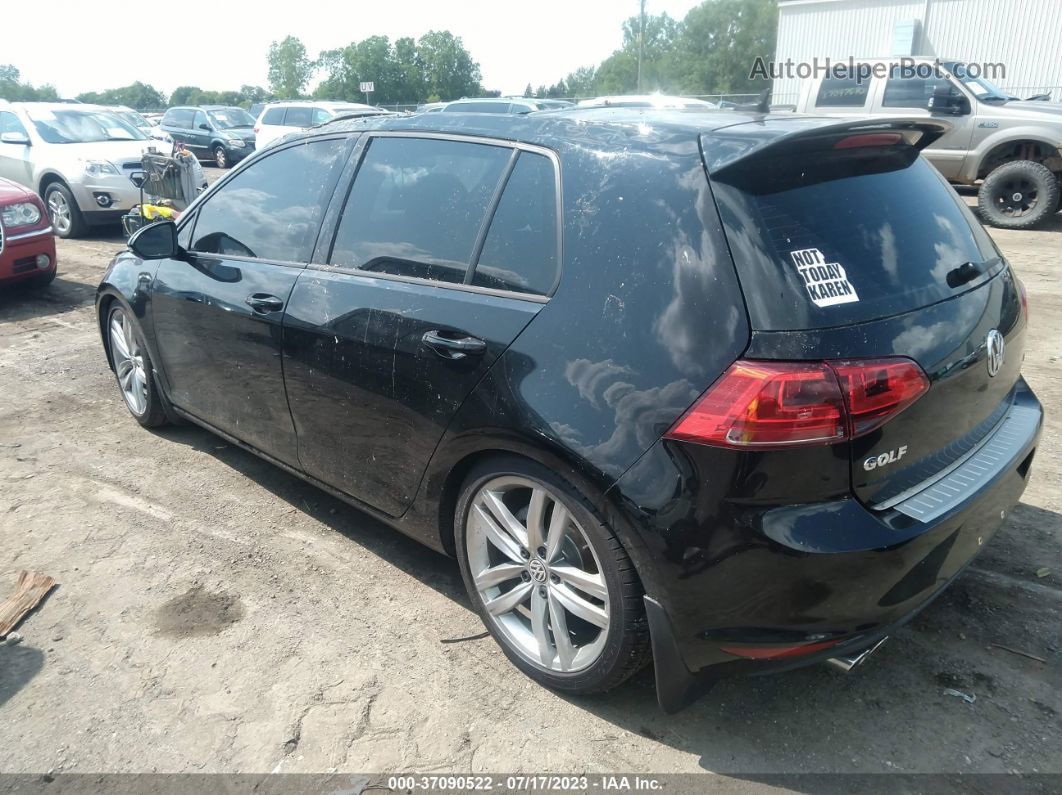 2015 Volkswagen Golf Tdi Sel 4-door Black vin: 3VWRA7AU4FM061613