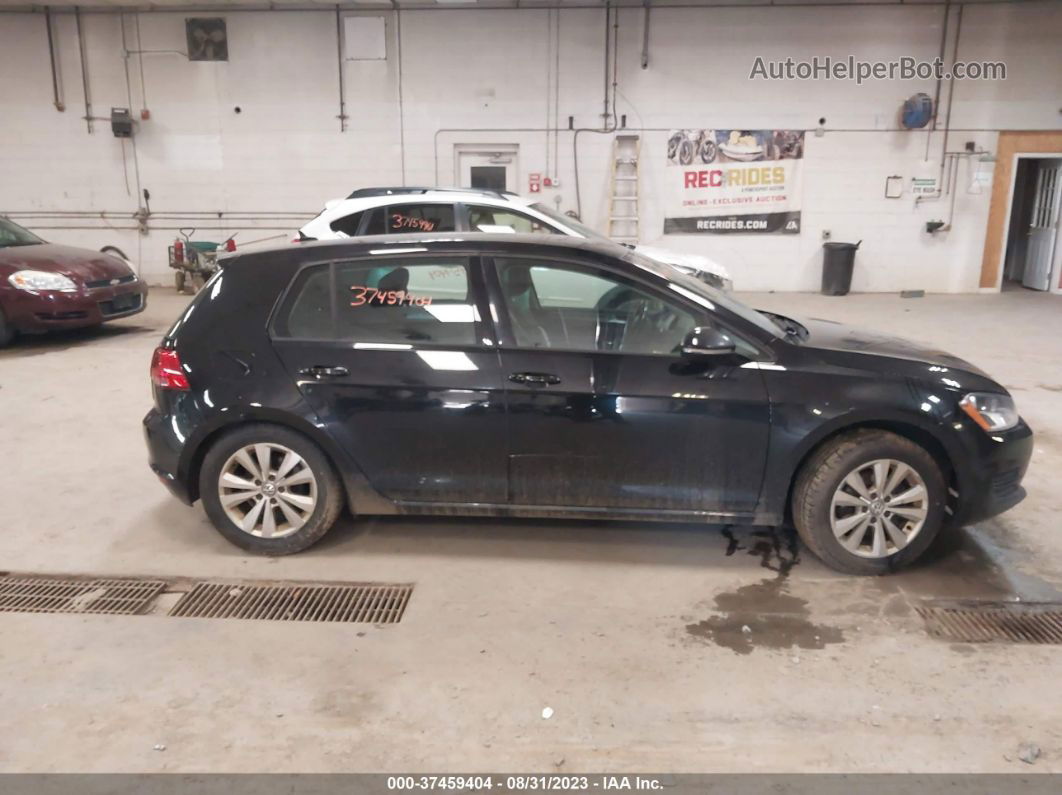 2015 Volkswagen Golf Tdi S 4-door Черный vin: 3VWRA7AU6FM028189