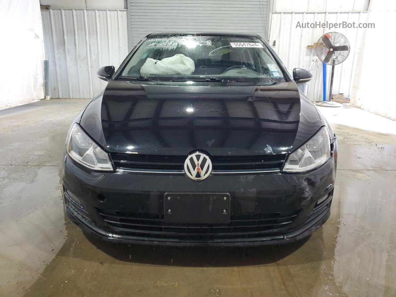 2015 Volkswagen Golf Tdi Black vin: 3VWRA7AU6FM038785