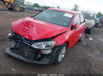 2015 Volkswagen Golf Tdi S 4-door Красный vin: 3VWRA7AU9FM046184