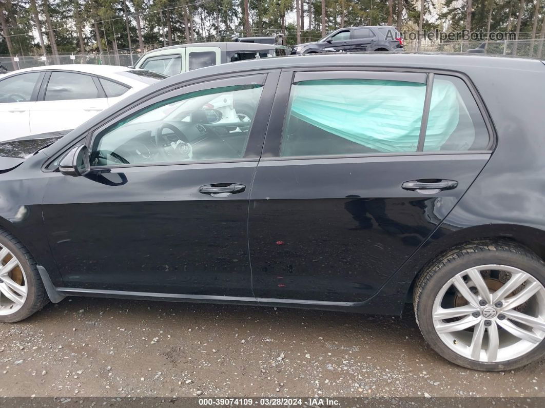 2015 Volkswagen Golf Tdi Sel 4-door Black vin: 3VWRA7AUXFM085141