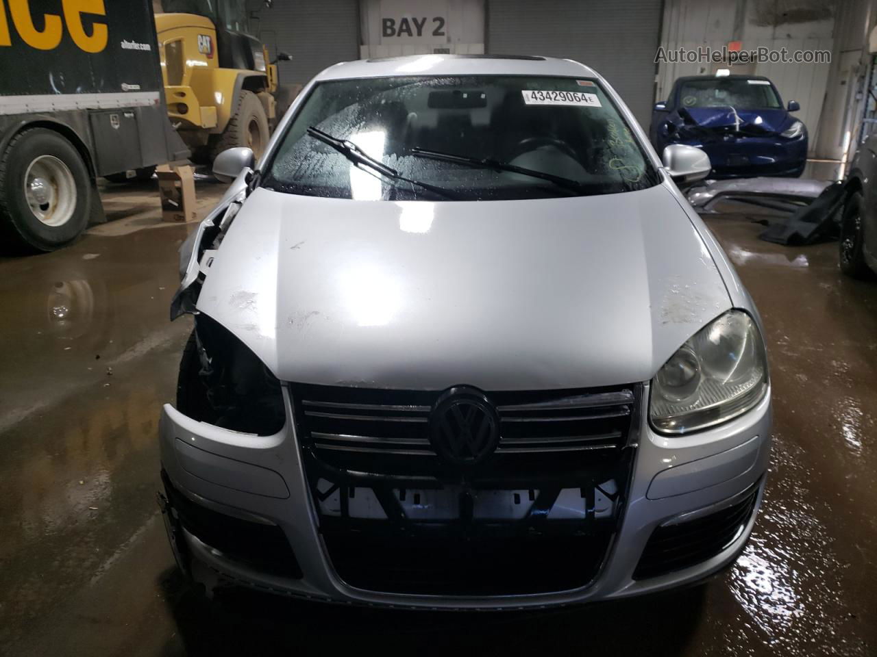 2009 Volkswagen Jetta Wolfsburg Silver vin: 3VWRJ71K09M035738