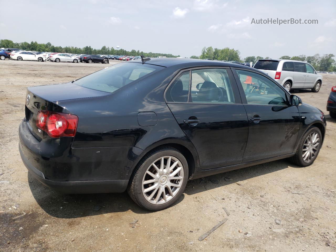 2009 Volkswagen Jetta Wolfsburg Black vin: 3VWRJ71K09M095860