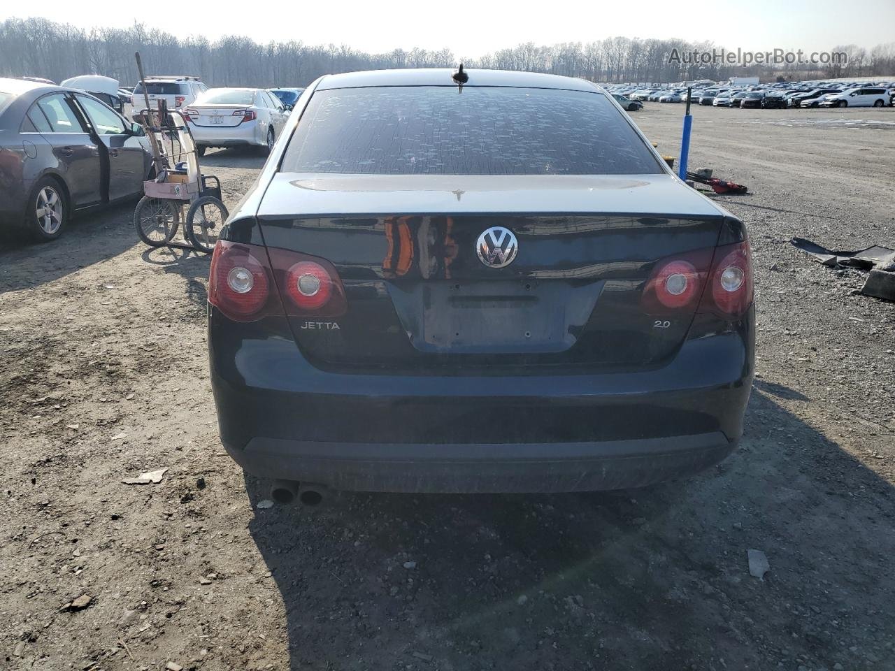 2009 Volkswagen Jetta Wolfsburg Черный vin: 3VWRJ71K49M008204